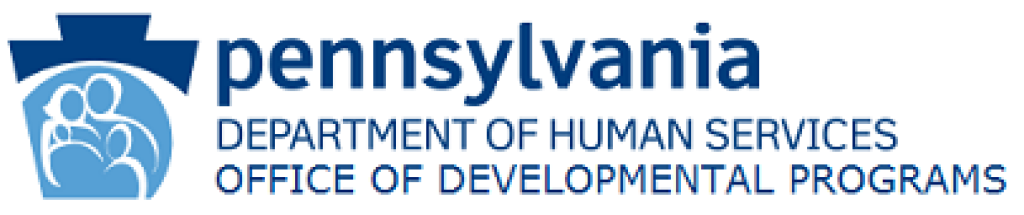 PA Office of Developmental Programs logo to the left of text that reads Pennsylvania Department of Human Services Office of Developmental Programs.