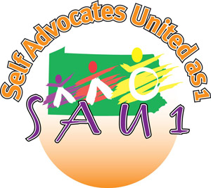 Self Advocates United as 1 logo